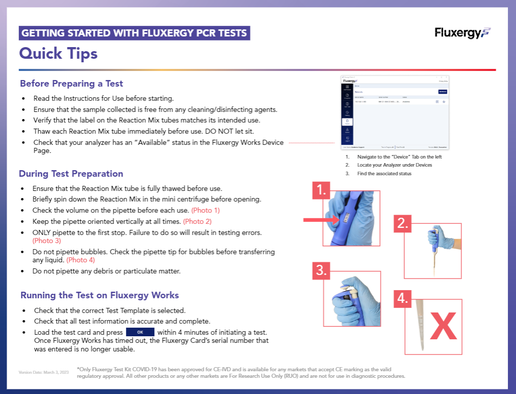 Quick PCR Tips